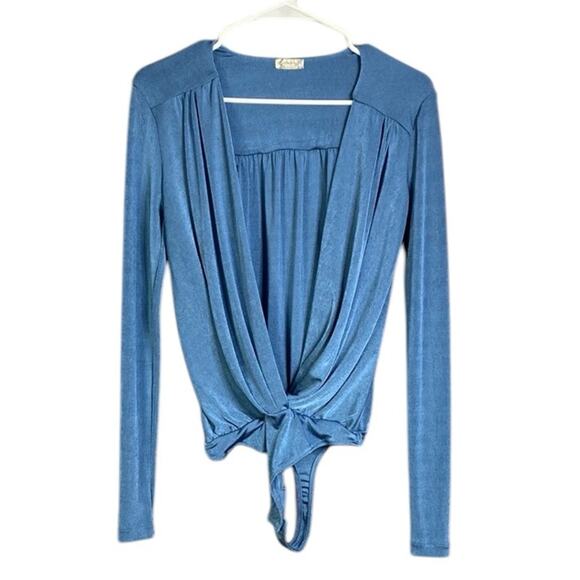 Free People Turnt Bodysuit in Blue - Picture 2 of 7